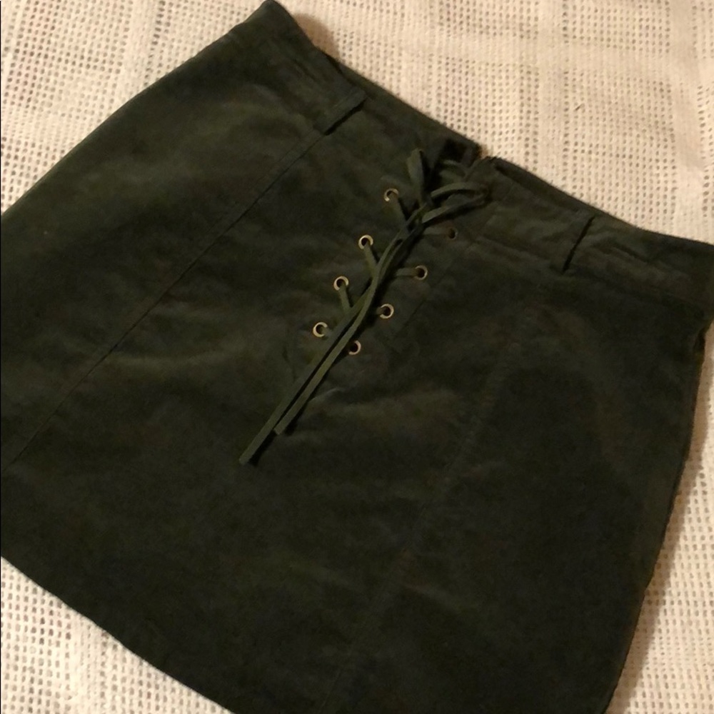 Dark Green Skirt
